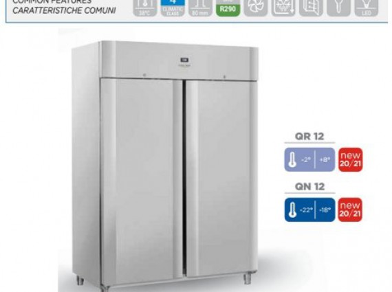 Frigorifero QR 12 inox 1255 litri, - 2 / +8°.